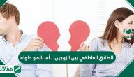 الطلاق العاطفي بين الزوجين .. أسباب وحلوله
