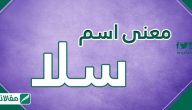 معنى اسم سلا وصفات حاملة الاسم