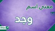 معنى اسم وجد باللغة العربية والقران الكريم وأهم صفات حاملة الاسم