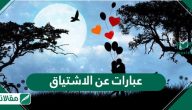 عبارات عن الاشتياق