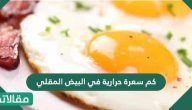 كم سعرة حرارية في البيض المقلي .. فوائد تناول البيض المقلي للجسم