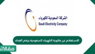 الاستعلام عن فاتورة الكهرباء السعودية برقم العداد ورقم الحساب