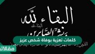 كلمات تعزية بوفاة شخص عزيز وأجمل كلام مؤثر للتعزية بوفاة شخص عزيز