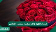 مسجات مساء الورد والياسمين للناس الغالين