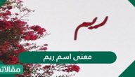 معنى اسم ريم Reem وصفات الشخصية الحاملة لهذا الاسم