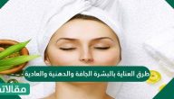 طرق العناية بالبشرة الجافة والدهنية والعادية