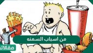 من اسباب السمنة وطرق علاجها ؟