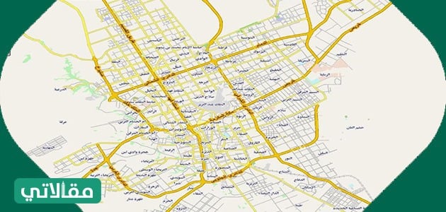 خريطة مدينة الرياض الموحدة لأنظمة البناء واستعمالات الأراضي مقالاتي