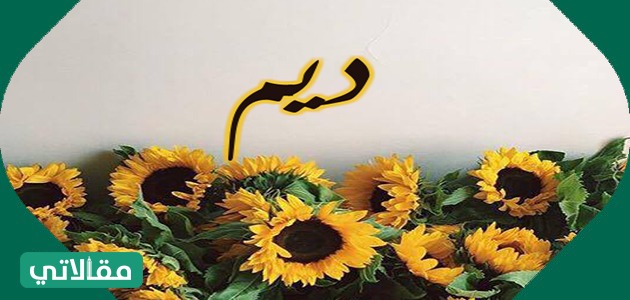 اسم ديم مزخرف