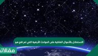 الاستدلال بالأحوال الفلكية على الحوادث الأرضية التي لم تقع هو