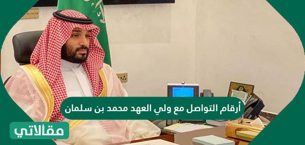 أرقام التواصل مع ولي العهد محمد بن سلمان مقالاتي