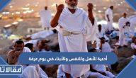 أدعية للأهل وللنفس وللأبناء في يوم عرفة