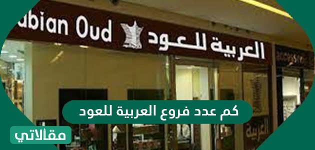 كم عدد فروع العربية للعود