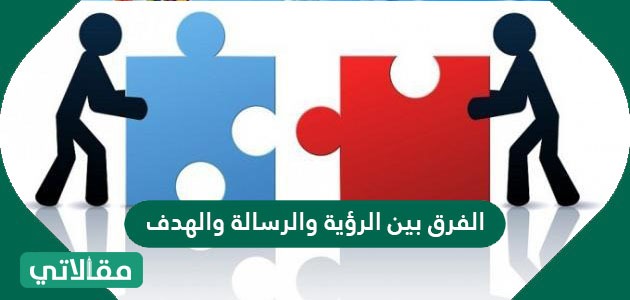 الفرق بين الرؤية والرسالة والهدف