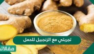 تجربتي مع الزنجبيل للحمل
