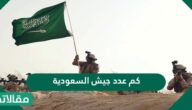كم عدد جيش السعودية وما ترتيب الجيش السعودي بين الجيوش العالمية