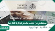 طريقة الاستعلام عن طلب مقدم لوزارة الخارجية