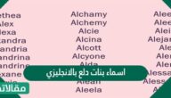 اسماء بنات دلع بالانجليزي