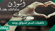 خلفيات اسم اشواق روعة