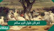 كم كان طول الزير سالم وأبرز المعلومات عنه