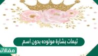 ثيمات بشارة مولوده بدون اسم