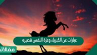 عبارات عن الكبرياء وعزة النفس قصيرة