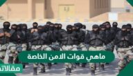 ماهي قوات الامن الخاصة