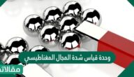 وحدة قياس شدة المجال المغناطيسي