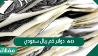 20 دولار كم ريال سعودي