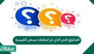 المخلوق الحي الذي تم اصطياده يسمى الفريسة