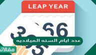 عدد ايام السنة الميلادية