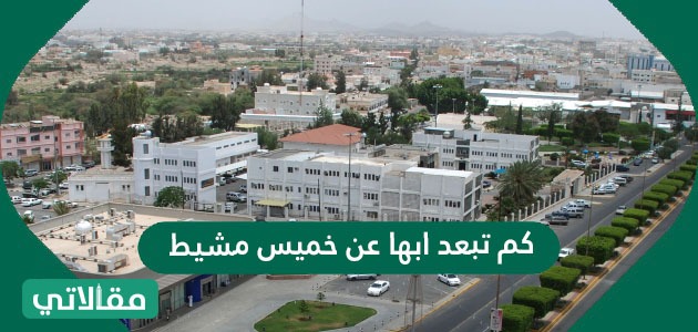كم تبعد ابها عن خميس مشيط