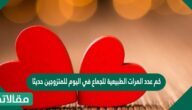 كم عدد المرات الطبيعية للجماع في اليوم للمتزوجين حديثا