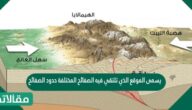 يسمى الموقع الذي تلتقي فيه الصفائح المختلفة حدود الصفائح