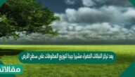 يعد تركز النباتات الخضراء مشيرا جيدا لتوزيع المخلوقات على سطح الأرض
