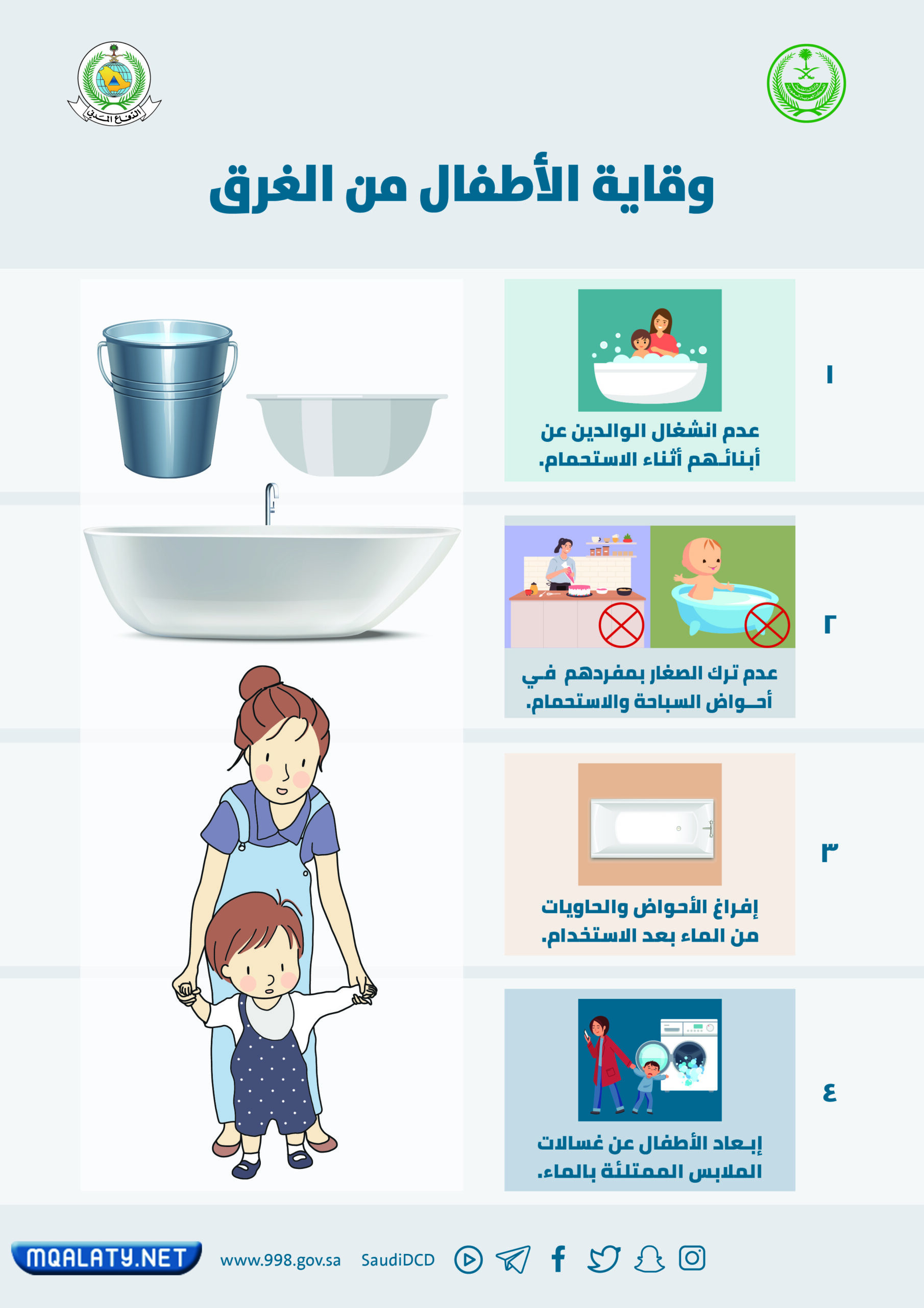 مطويات عن الدفاع المدني للأطفال 2023