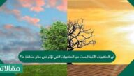 أي المتغيرات الآتية ليست من المتغيرات التي تؤثر في مناخ منطقة ما؟