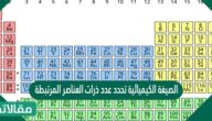 الصيغة الكيميائية تحدد عدد ذرات العناصر المرتبطة