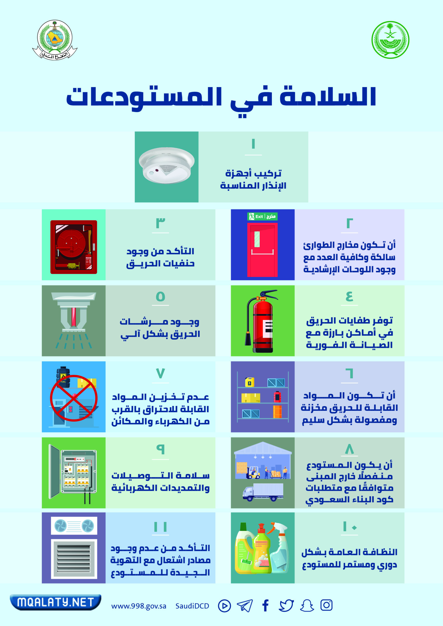 بطاقات يوم الدفاع المدني  2023