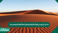 تمتد على شكل قوس في الجهة الشمالية والشرقية لوطني المملكة العربية السعودية هي صحراء