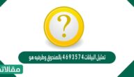 تمثيل البيانات ٤ ٧ ٥ ٣ ٩ ٦ ٤ بالصندوق وطرفيه هو