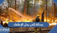 رسالة إلى رجل الإطفاء ، تحية لرجال الدفاع المدني