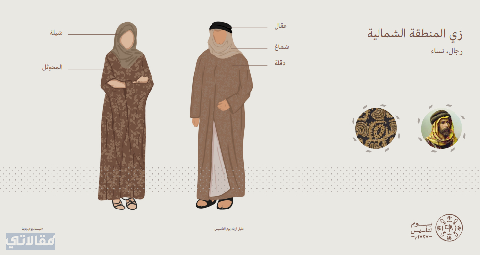 لبس اهل الشمال يوم التأسيس السعودي