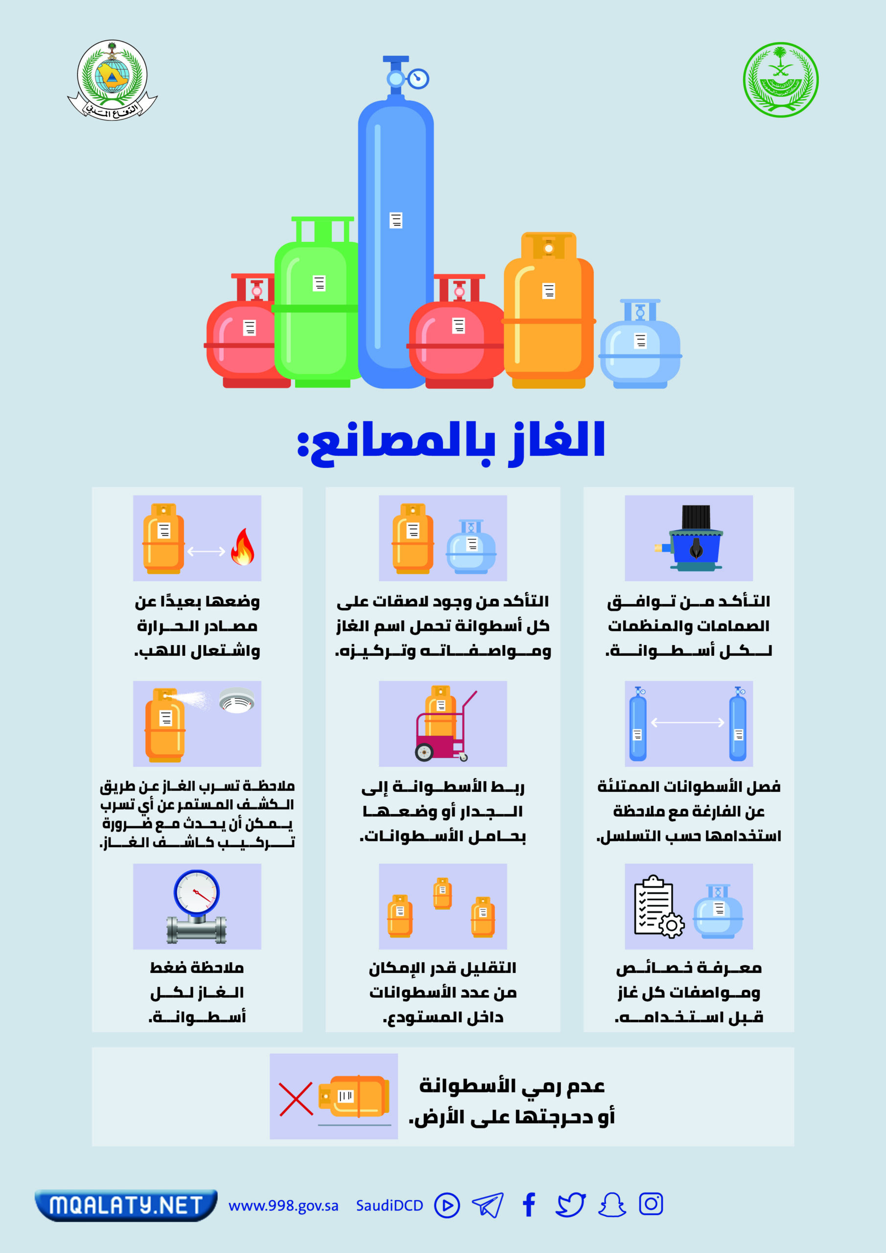 صور مطويات عن الدفاع المدني