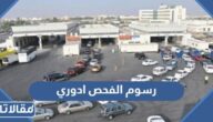 كم رسوم الفحص الدوري للسيارات 1448 / 2026