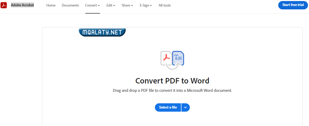تحويل pdf إلى word