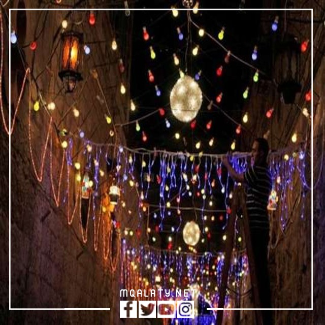 صور زينة رمضان في الشارع