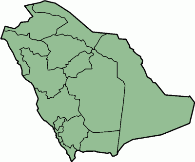 صور خريطة المملكة العربية السعودية فارغة خضراء