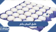 طبق البيض بكم في السعودية 2025