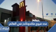 كم عدد فروع ماكدونالدز في العالم 2025